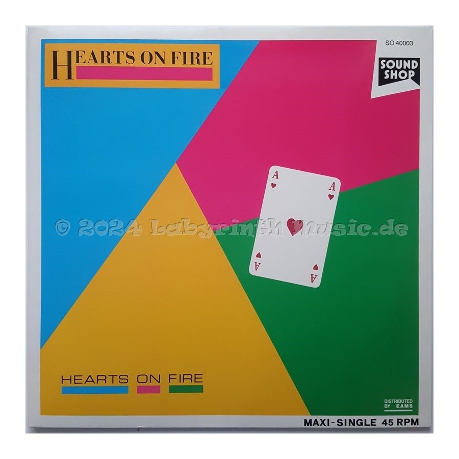 Hearts On Fire - Hearts On Fire • 12" Vinyl Maxi • NM - Labyrinth Music