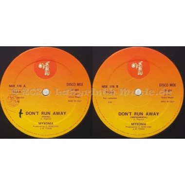 Myxoma - Don't Runaway • 12" Vinyl Maxi - Labyrinth Music