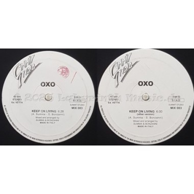 Oxo - Keep On Living • 12" Vinyl Maxi • NM - Labyrinth Music