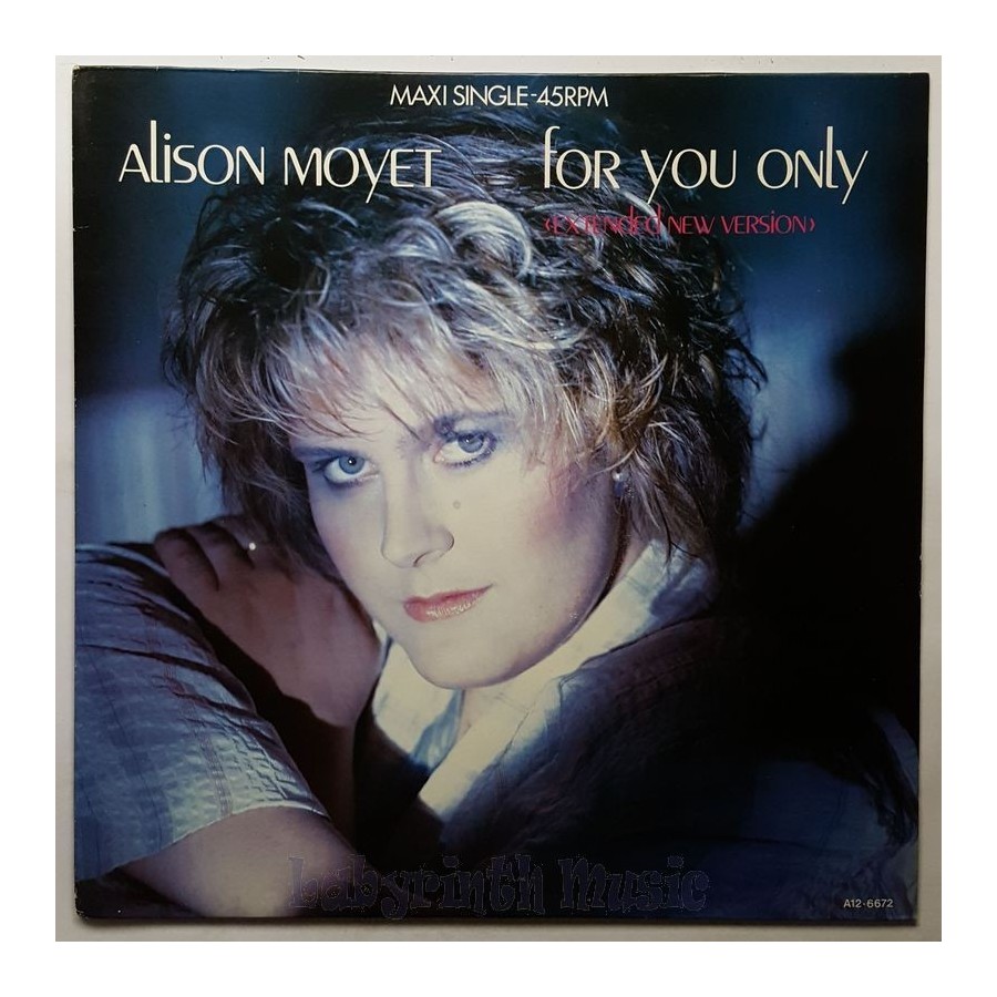 Alison Moyet - For You Only • 12" Vinyl Maxi • EX - Labyrinth Music