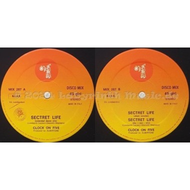 Clock On 5 - Secret Life • 12" Vinyl Maxi • EX - Labyrinth Music