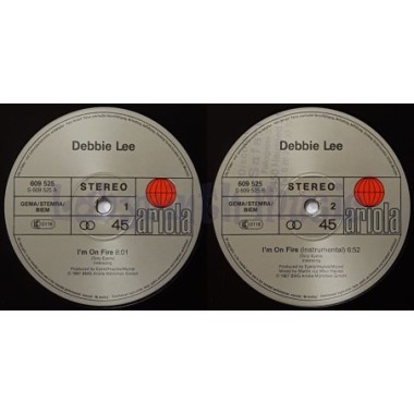 Debbie Lee - I'm On Fire • 12" Vinyl Maxi • EX - Labyrinth Music