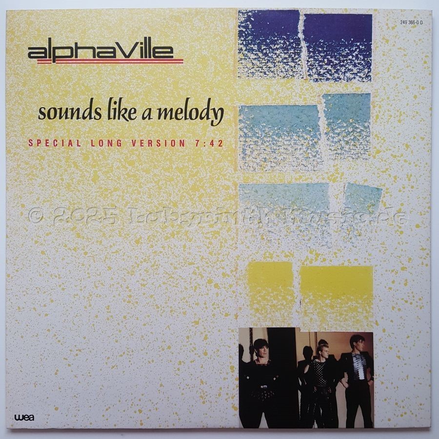 Alphaville - Sounds Like A Melody • Special Long Version • 12" Vinyl Maxi • MINT - Labyrinth Music