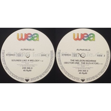 Alphaville - Sounds Like A Melody • Special Long Version • 12" Vinyl Maxi • MINT - Labyrinth Music