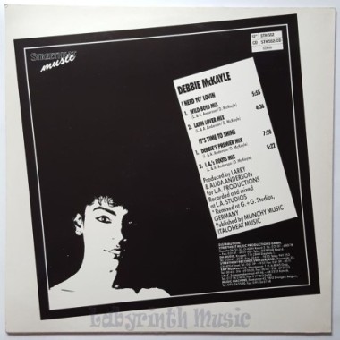 Debbie McKayle - I Need Yo' Lovin • 12" Vinyl Maxi • EX - Labyrinth Music