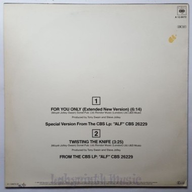 Alison Moyet - For You Only • 12" Vinyl Maxi • EX - Labyrinth Music