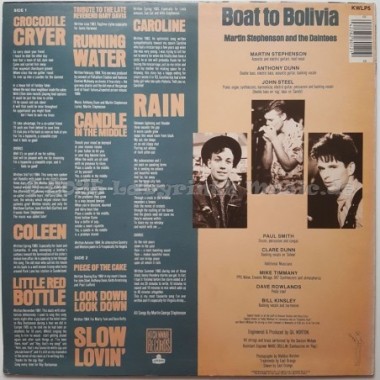 Martin Stephenson And The Daintees - Boat To Bolivia • 12" Vinyl LP • MINT - Labyrinth Music