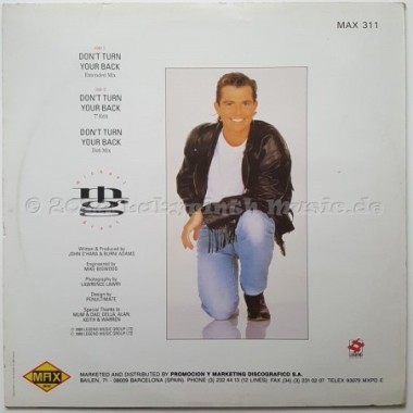 Michael Grant - Don't Turn Your Back • 12" Vinyl Maxi • EX - Labyrinth Music