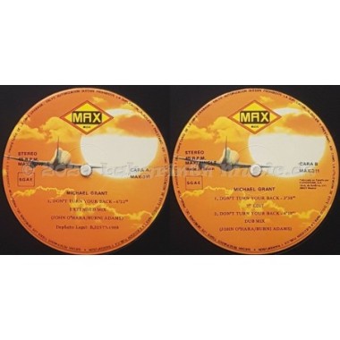 Michael Grant - Don't Turn Your Back • 12" Vinyl Maxi • EX - Labyrinth Music