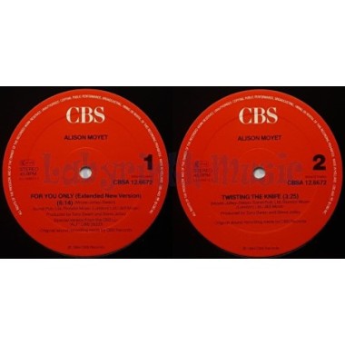 Alison Moyet - For You Only • 12" Vinyl Maxi • EX - Labyrinth Music