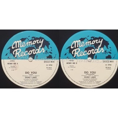 Duke Lake - Do You • 12" Vinyl Maxi - Labyrinth Music