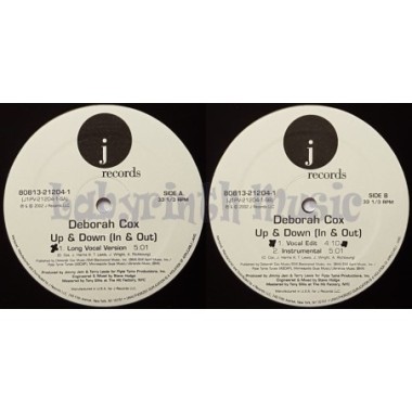 Deborah Cox - Up & Down (In & Out) • 12" Vinyl Maxi - Labyrinth Music