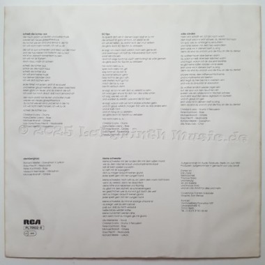 Ulla Meinecke - Wenn Schon Nicht Für Immer Dann Wenigstens Für Ewig • 12" Vinyl LP • NM - Labyrinth Music