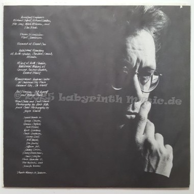 Warren Zevon - Sentimental Hygiene • 12" Vinyl LP • NM - Labyrinth Music