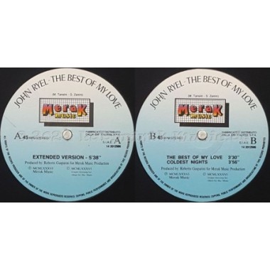 John Ryel - The Best Of My Love • 12" Vinyl Maxi • EX - Labyrinth Music