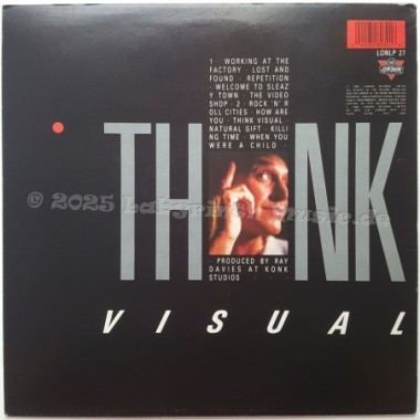 The Kinks - Think Visual • 12" Vinyl LP • EX - Labyrinth Music
