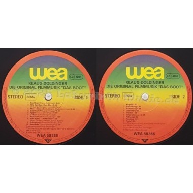 Klaus Doldinger - Das Boot (Die Original Filmmusik) • 12" Vinyl LP • EX - Labyrinth Music