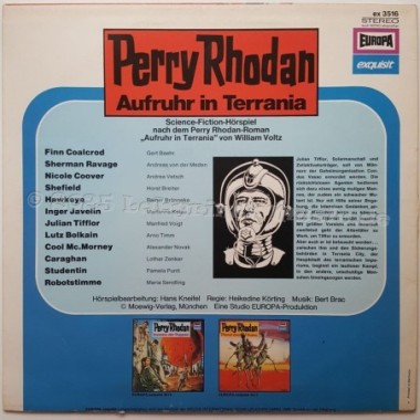 William Voltz - Perry Rhodan • Aufruhr In Terrania • 12" Vinyl LP - Labyrinth Music