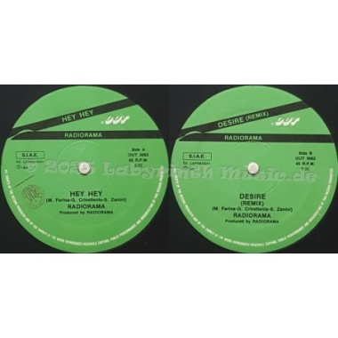 Radiorama - Hey Hey • 12" Vinyl Maxi - Labyrinth Music