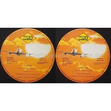 Alan Cook - Do You Want To Stay • 12" Vinyl Maxi • EX - Labyrinth Music