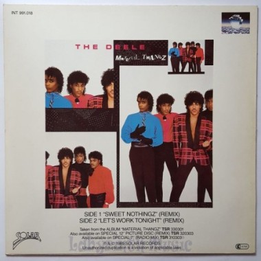 The Deele - Sweet Nothingz • 12" Vinyl Maxi - Labyrinth Music