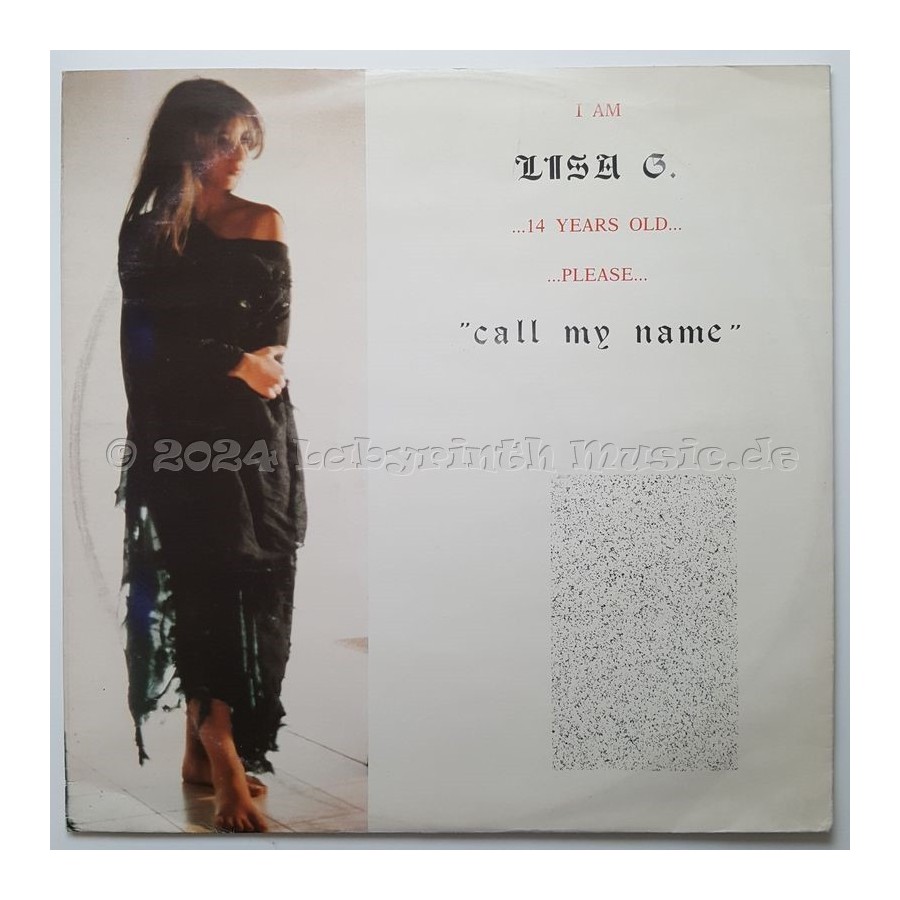 Lisa G. - Call My Name • 12" Vinyl Maxi • EX - Labyrinth Music