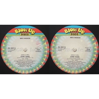 Miko Mission - Strip Tease • 12" Vinyl Maxi - Labyrinth Music