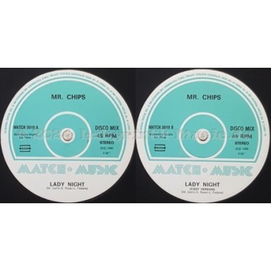 Mr. Chips - Lady Night • 12" Vinyl Maxi • NM - Labyrinth Music