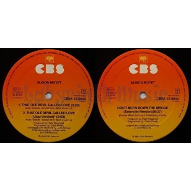 Alison Moyet - That Ole Devil Called Love • 12" Vinyl Maxi - Labyrinth Music