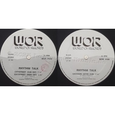 Rhythm Talk - Citystreet • 12" Vinyl Maxi • EX - Labyrinth Music