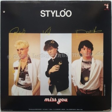 Stylóo - Miss You • 12" Vinyl Maxi • EX - Labyrinth Music