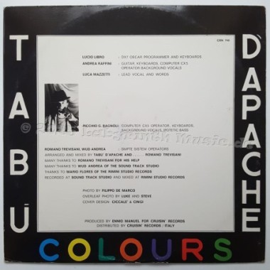 Tabu D' Apache - Colours • 12" Vinyl Maxi • EX - Labyrinth Music