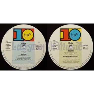 Deja - Serious • 12" Vinyl Maxi • EX - Labyrinth Music