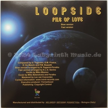 Loopside - File Of Love • 12" Vinyl Maxi • MINT - Labyrinth Music