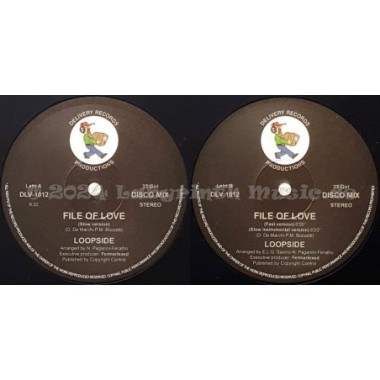 Loopside - File Of Love • 12" Vinyl Maxi • MINT - Labyrinth Music