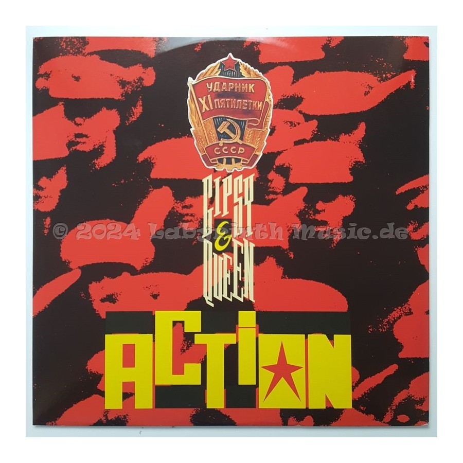 Gipsy & Queen - Action • 12" Vinyl Maxi • MINT - Labyrinth Music