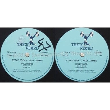 Steve Eden & Paul James - Hollywood • 12" Vinyl Maxi - Labyrinth Music