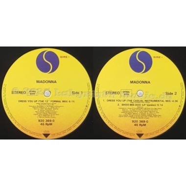 Madonna - Dress You Up • 12" Vinyl Maxi • EX - Labyrinth Music