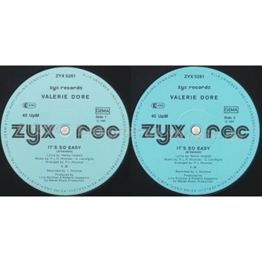 Valerie Dore - It's So Easy • 12" Vinyl Maxi • NM - Labyrinth Music