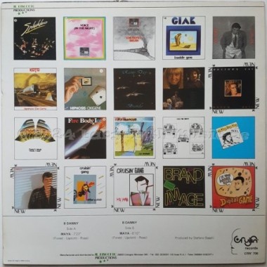 B. Danny - Maya • 12" Vinyl Maxi • EX - Labyrinth Music