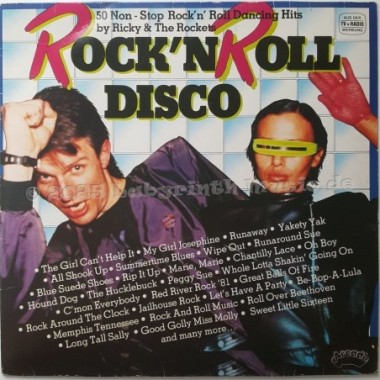 Ricky & The Rockets - Rock'n Roll Disco • 50 Non-Stop Rock'n'Roll Dancing Hits • 12" Vinyl LP - Labyrinth Music