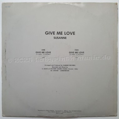 Susanne - Give Me Love • 12" Vinyl Maxi - Labyrinth Music