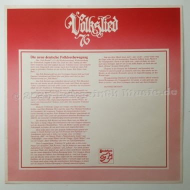 Various - Volkslied '76 (Live) • 12" Vinyl LP • EX - Labyrinth Music