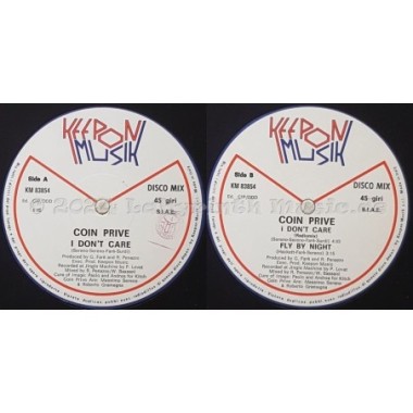 Coin Prive - I Don't Care • 12" Vinyl Maxi • EX - Labyrinth Music