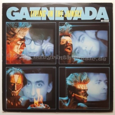 Gaznevada - Living In The Jungle • 12" Vinyl Maxi • EX - Labyrinth Music