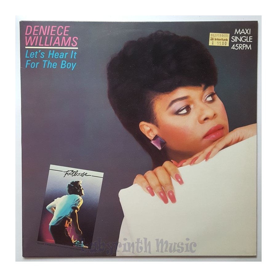 Deniece Williams - Let's Hear It For The Boy • 12" Vinyl Maxi • NM - Labyrinth Music