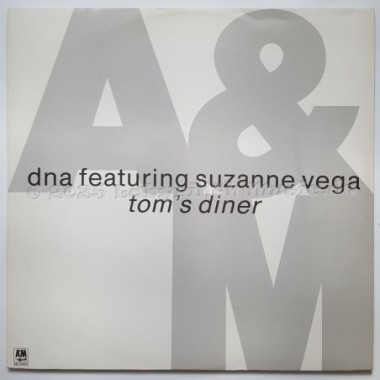 DNA Feat. Suzanne Vega - Tom's Diner • 12" Vinyl Maxi • NM - Labyrinth Music