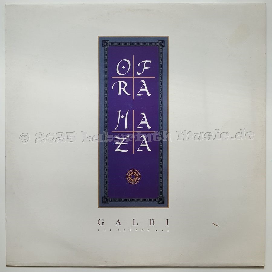 Ofra Haza - Galbi • The Sehoog Mix • 12" Vinyl Maxi • EX - Labyrinth Music