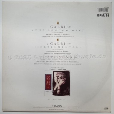 Ofra Haza - Galbi • The Sehoog Mix • 12" Vinyl Maxi • EX - Labyrinth Music
