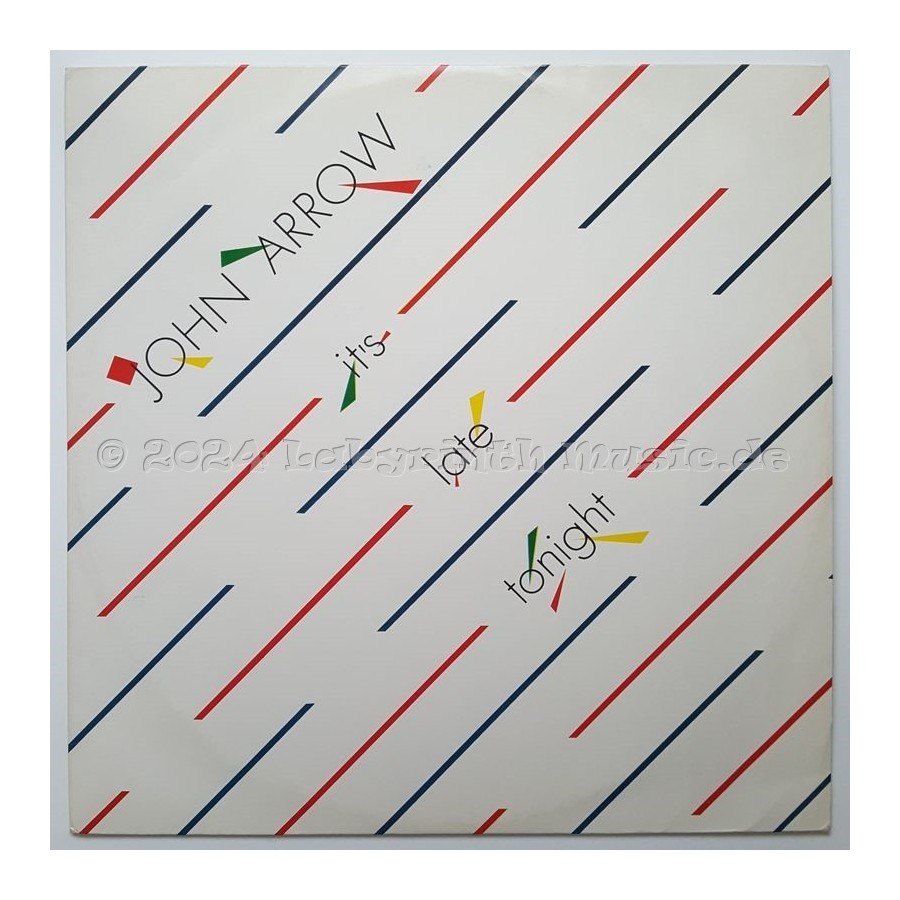 John Arrow - It's Late Tonight • 12" Vinyl Maxi • NM - Labyrinth Music